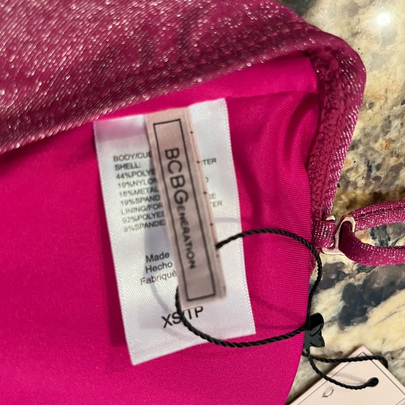 BCBGeneration Standard Knot Bandeau Bikini Top - Picture 8 of 9